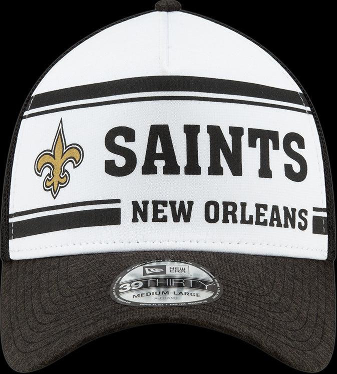 New Era NFL Men's New Orleans Saints 2019 Sideline Home Official 39THIRTY 1970s Flex Hat