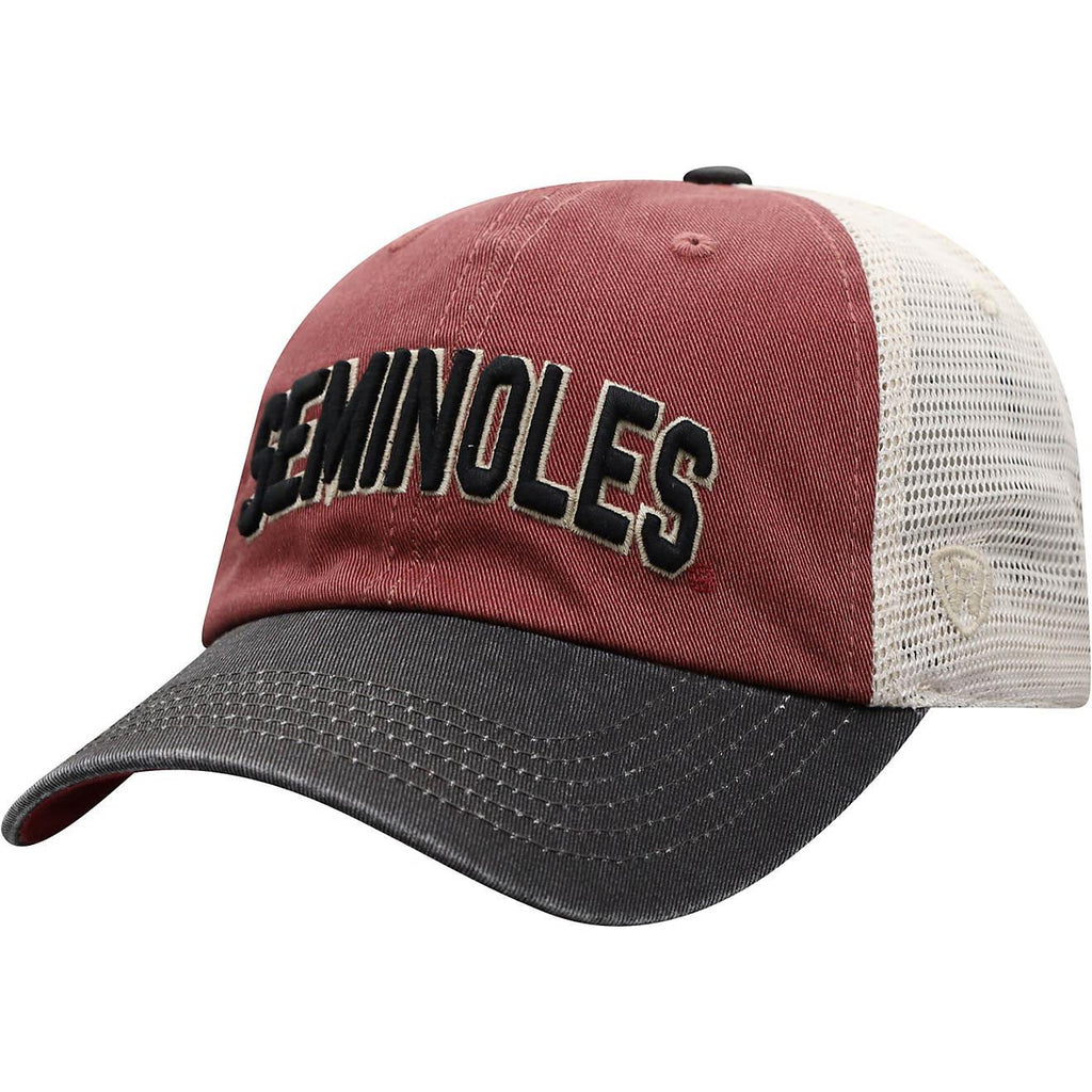 Top Of The World NCAA Men's Florida State Seminoles ANDY 3-Tone Adjustable Strap Back Hat