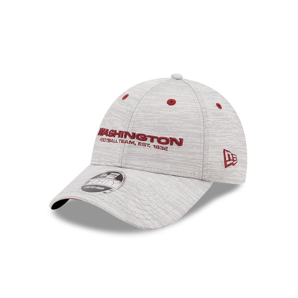 New Era NFL Men's Washington Outline 9Forty Snapback Adjustable Hat Grey