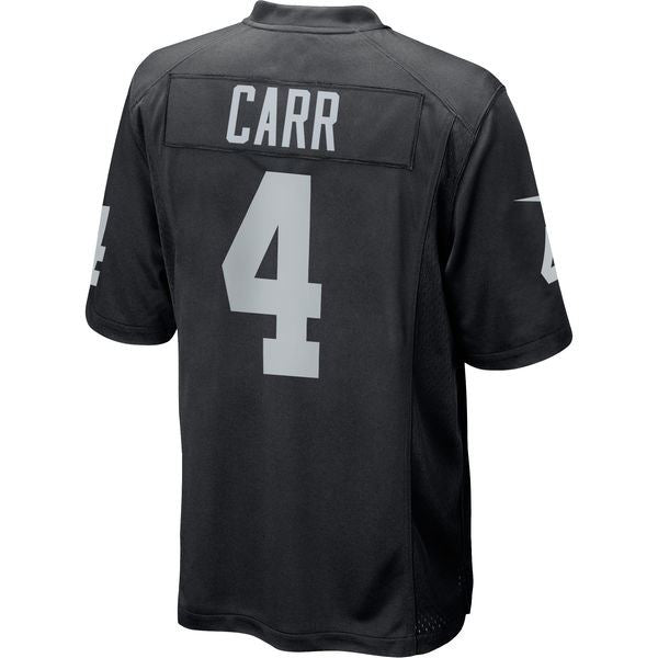 Nike NFL Men's #4 Derek Carr Las Vegas Raiders Game Jersey