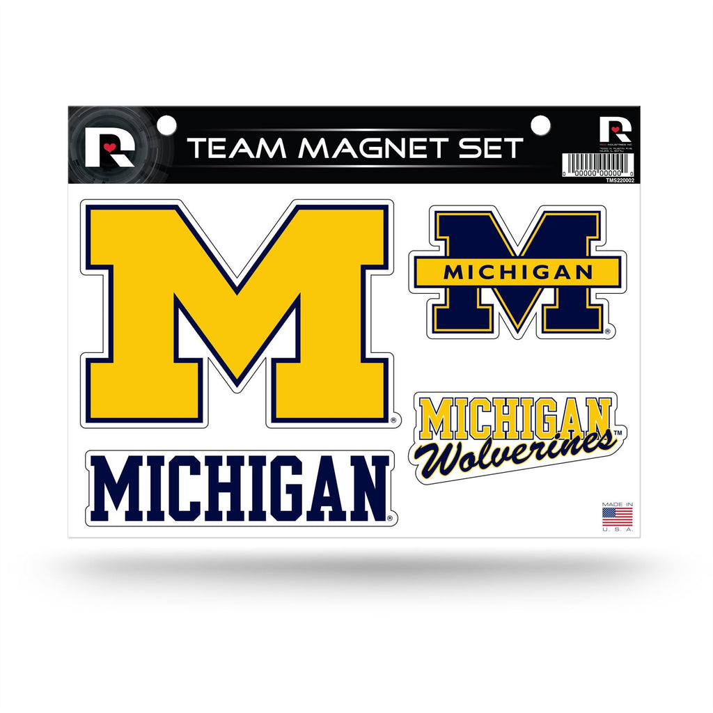 Rico NCAA Michigan Wolverines Team Magnet Sheet 8" x 11"