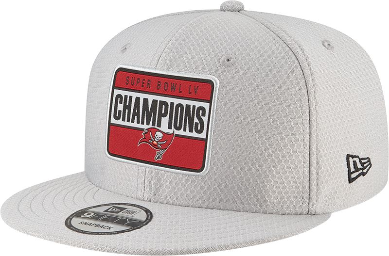 New Era Men's Gray Tampa Bay Buccaneers Super Bowl LV Champions Parade 9FIFTY Snapback Adjustable Hat