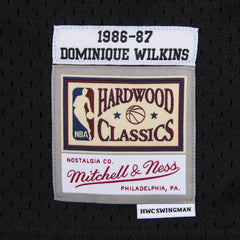 Mitchell & Ness NBA Men's Atlanta Hawks Dominique Wilkins 1986-87 Hardwood Classics Reload Swingman Jersey Black