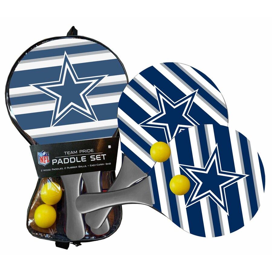 Sporticulture NFL Dallas Cowboys Beach Paddle Ball Set 15" X 9"