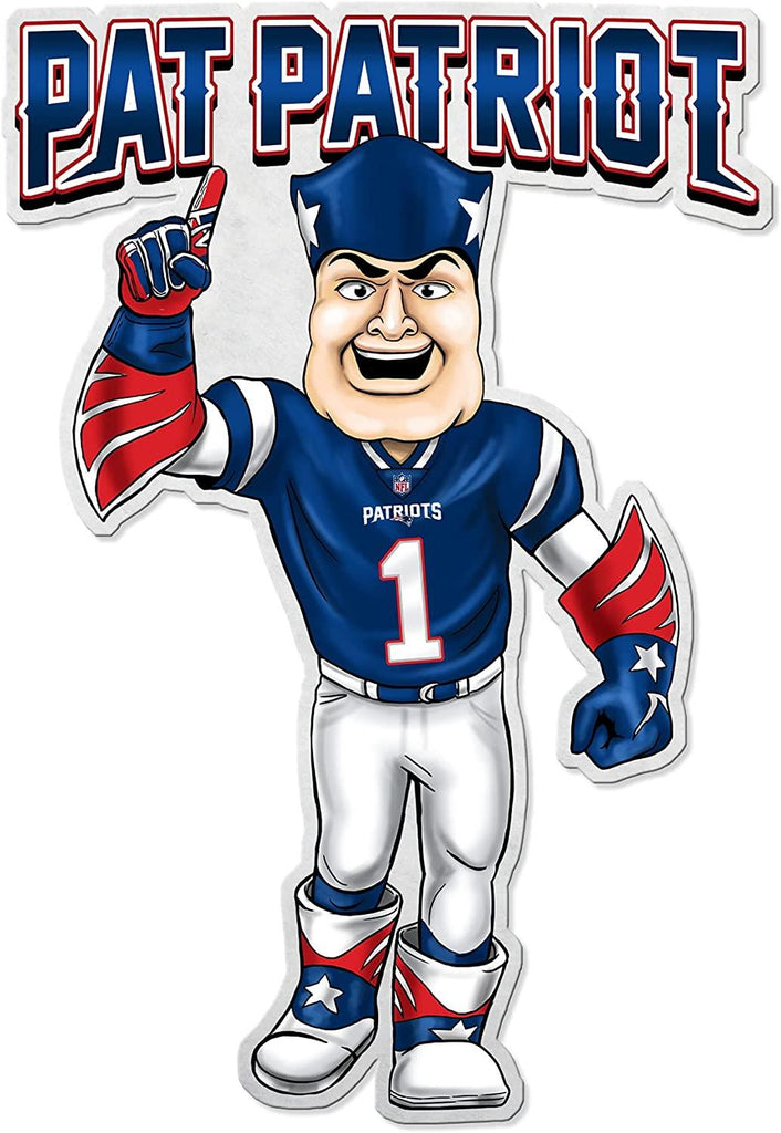 Rico NFL New England Patriots Shape Cut Mascot Logo Pennant