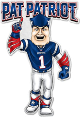 Rico NFL New England Patriots Shape Cut Mascot Logo Pennant