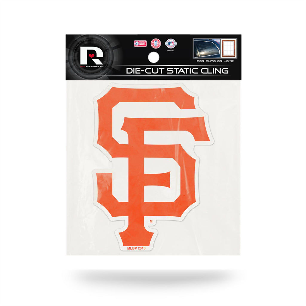 Rico MLB San Francisco Giants Shape Cut Static Cling Auto Decal Car Sticker Medium SSCM