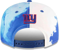 New Era NFL Men's New York Giants Ink 9FIFTY Adjustable Snapback Hat Blue OSFM