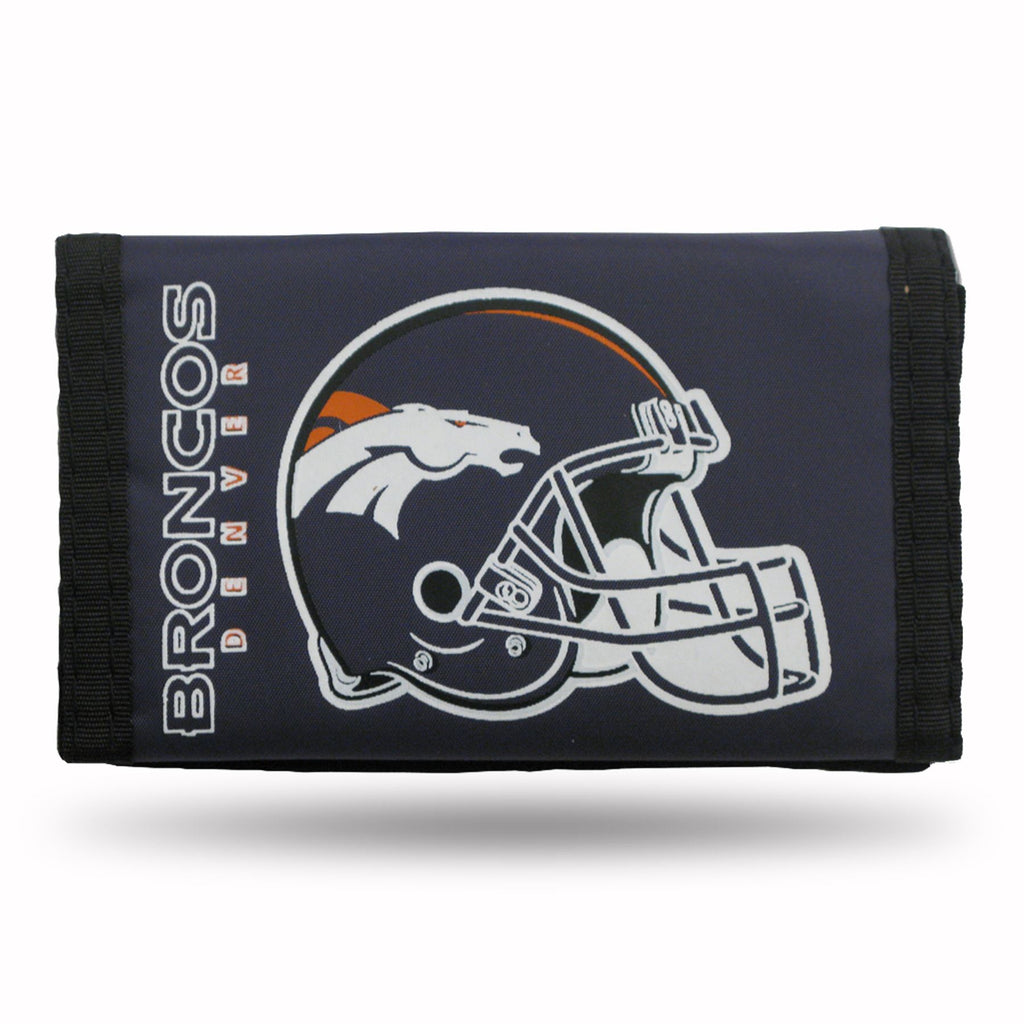 Rico NFL Denver Broncos Nylon Trifold Wallet