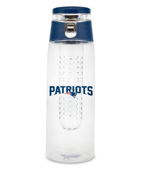Duck House NFL New England Patriots Infuser Clear Bottle 20 oz