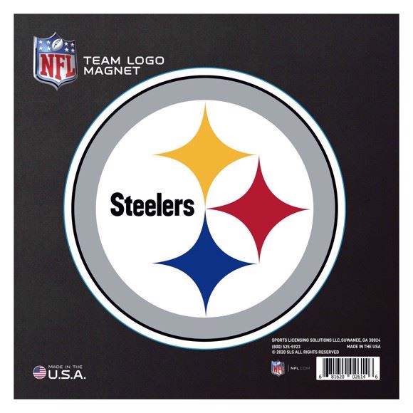 Fanmats NFL Pittsburgh Steelers Large Team Logo Magnet 10"