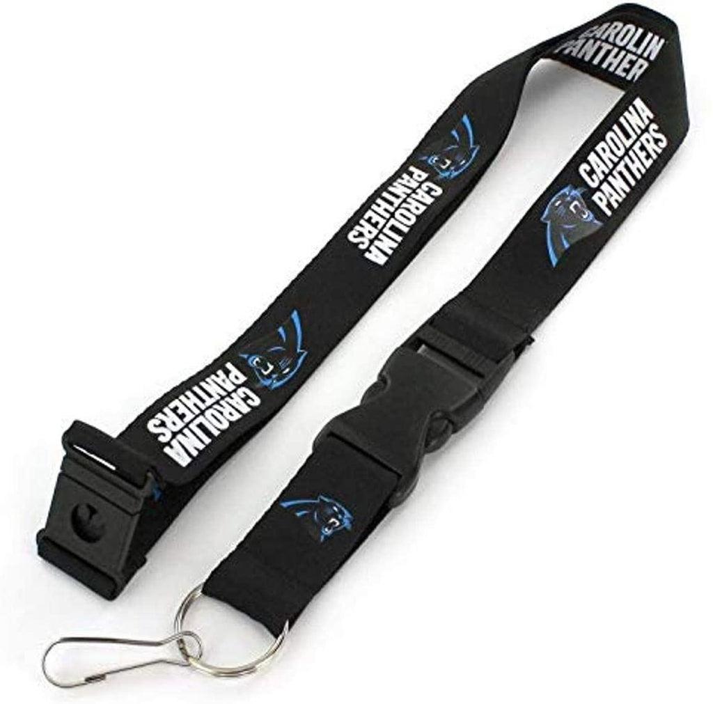 Aminco NFL Carolina Panthers Breakaway Lanyard Black