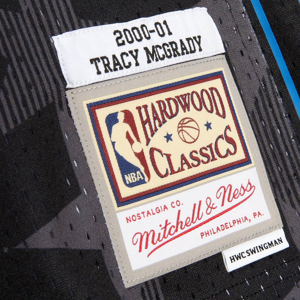 Men's Mitchell & Ness Tracy McGrady Blue Orlando Magic Hardwood Classics  Swingman Jersey