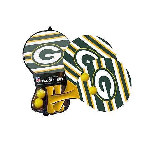 Sporticulture NFL Green Bay Packers Beach Paddle Ball Set 15" X 9"