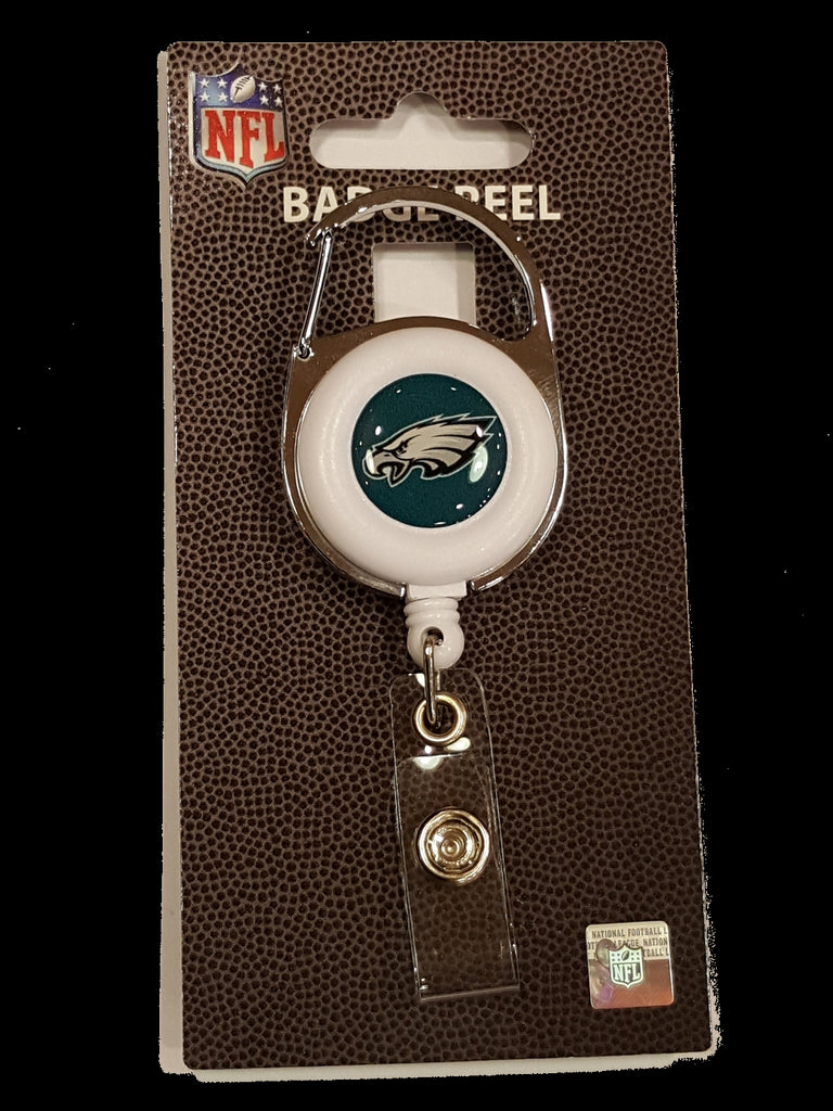 Aminco NFL Philadelphia Eagles Premium Retractable Deluxe Clip Badge Reel