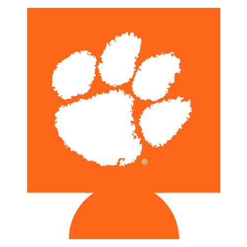 Jay Mac NCAA Clemson Tigers Can Koozie Orange