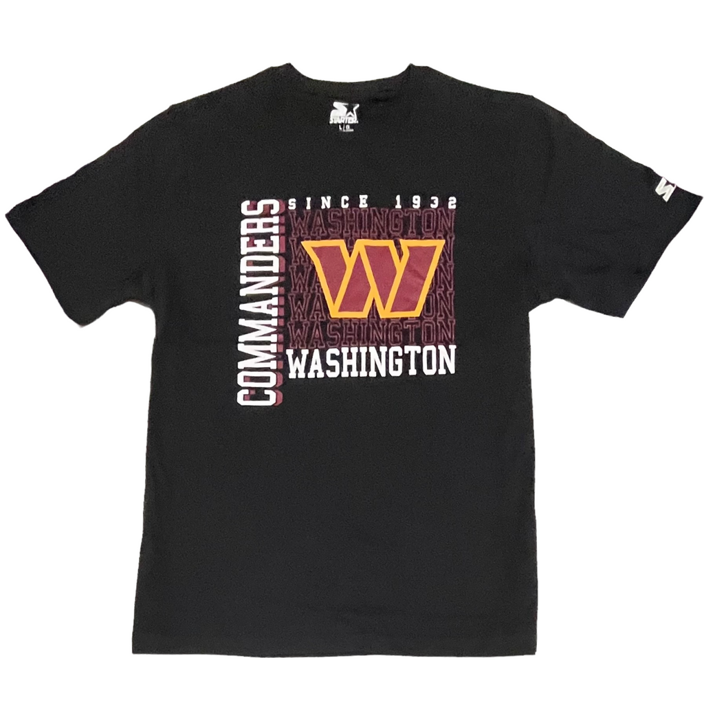 Starter NFL Men's Washington Commanders Established Stack T-Shirt