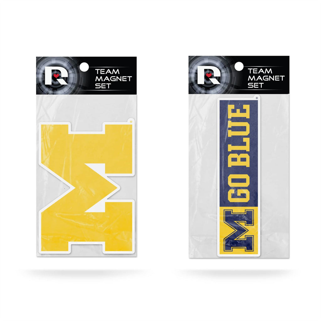 Rico NCAA Michigan Wolverines 2-Piece Magnet Set