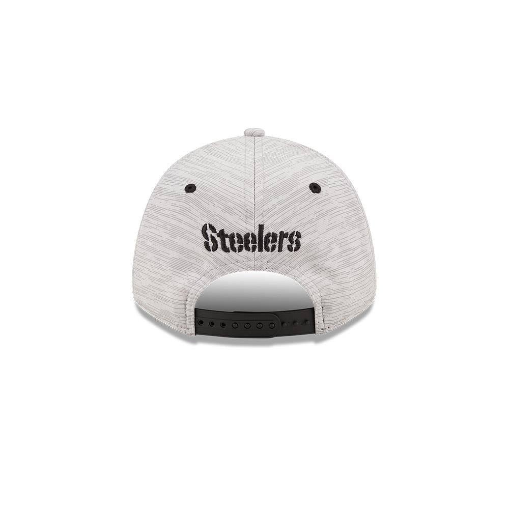 New Era NFL Men's Pittsburgh Steelers Outline 9Forty Snapback Adjustable Hat Grey