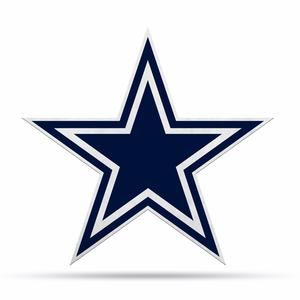 Rico NFL Dallas Cowboys Shape Cut Primary Logo Pennant 18" x 18"