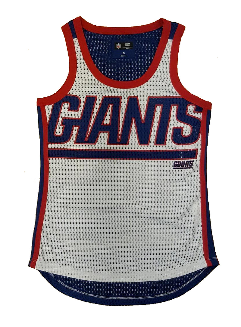 G-III NFL Women's New York Giants Touchback Mesh Tank Top Small