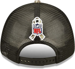 New Era NFL Men's New York Giants 2022 Salute To Service 9Forty Snapback Adjustable Hat Black/Digital Camo