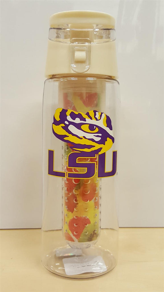 Duck House NCAA LSU Tigers Infuser Clear Bottle 20 oz
