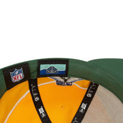 New Era NFL Men's Green Bay Packers 2019 NFL Draft On Stage Official 9FORTY Adjustable Hat Gold OSFA