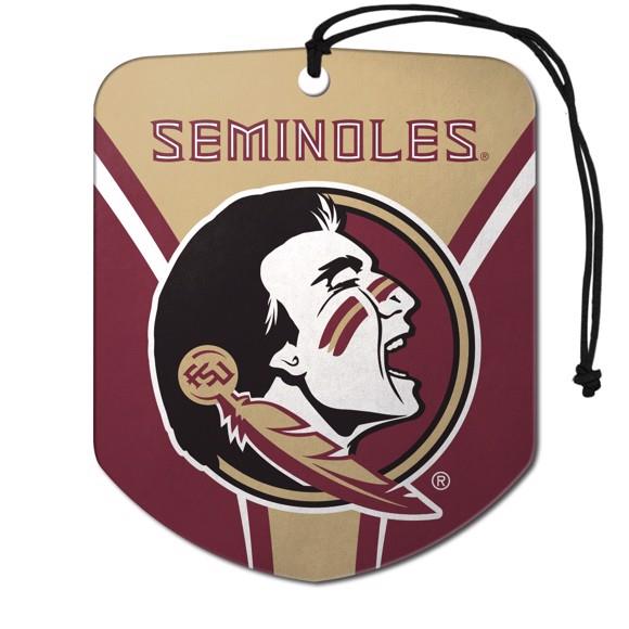 Fanmats NCAA Florida State Seminoles Shield Design Air Freshener 2-Pack