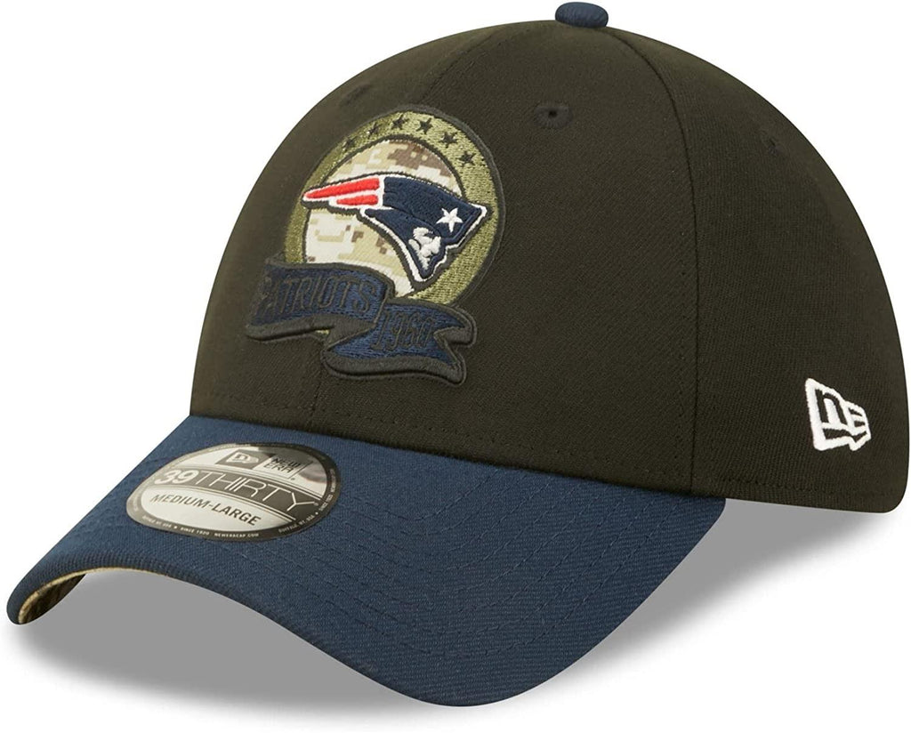 New Era NFL Men's New England Patriots 2022 Salute to Service 39THIRTY Flex Hat