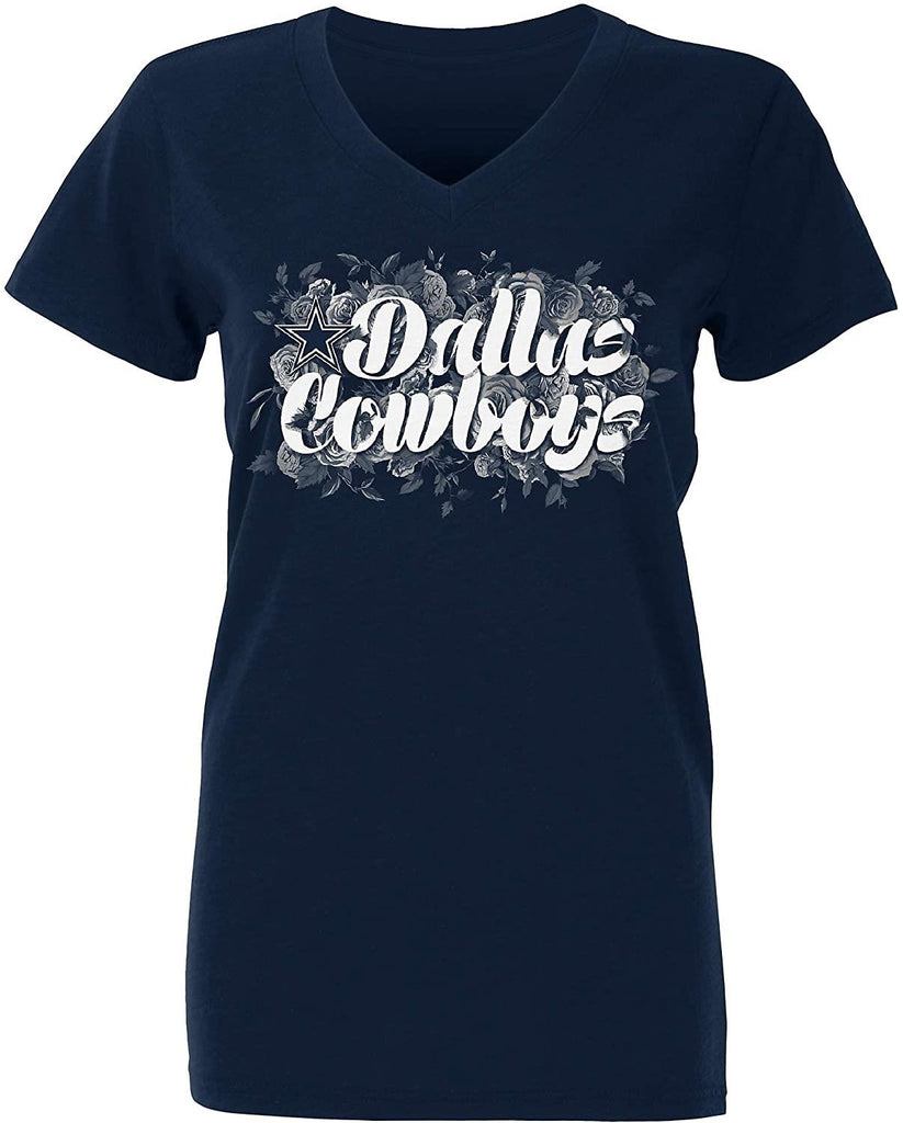 DCM NFL Women's Dallas Cowboys Gizele V-Neck T-Shirt