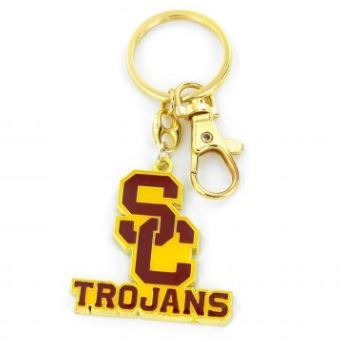 Aminco NCAA USC Trojans Heavyweight Keychain