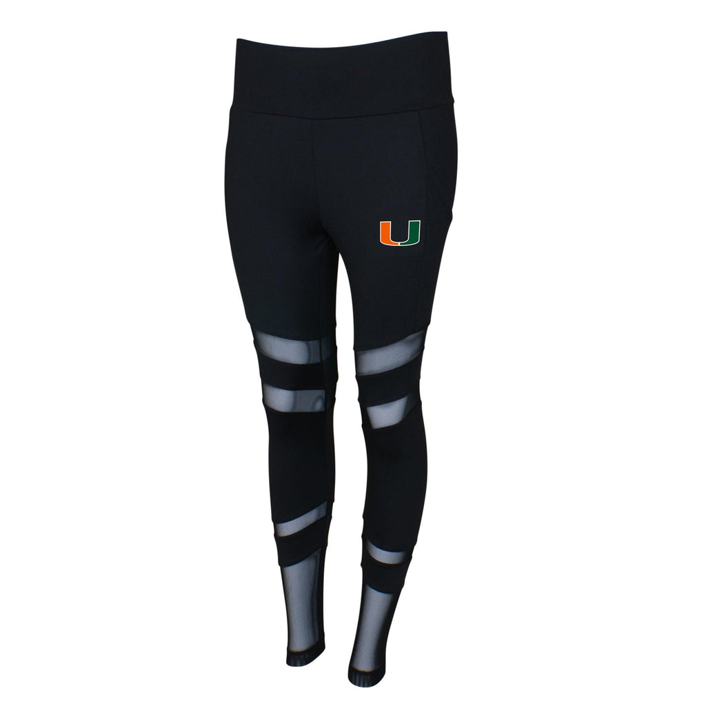 Concepts Sport NCAA Women's Miami Hurricanes Interval Knit Sublimated Leggings