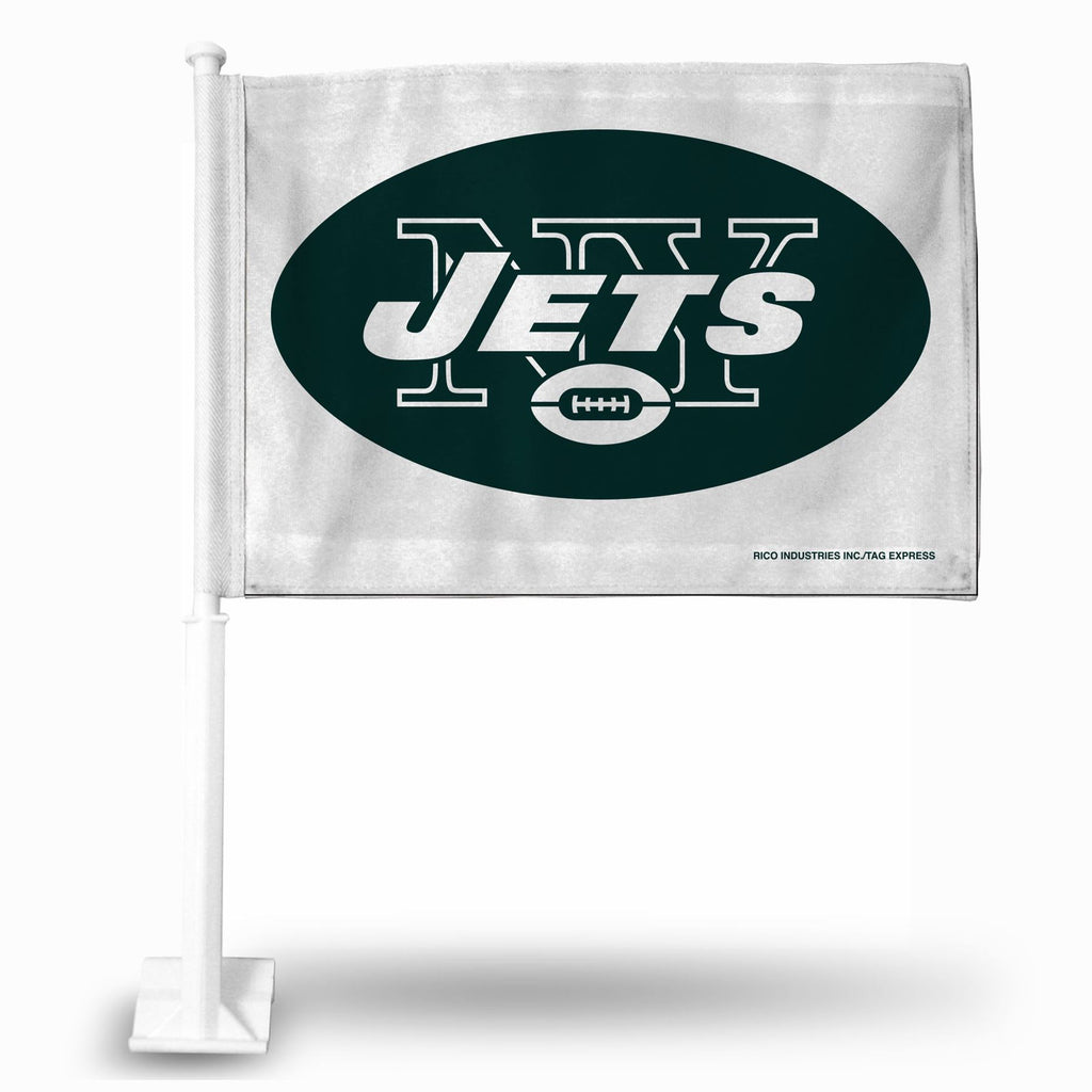 Rico NFL New York Jets Car Flag 15" x 11"