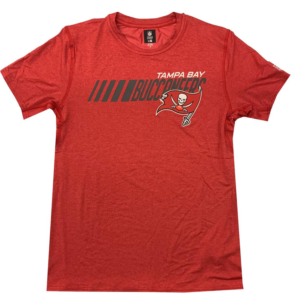 New Era NFL Men's Tampa Bay Buccaneers Studded Stripe Lightweight T-Shirt