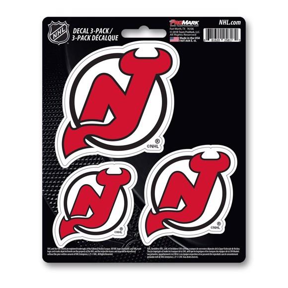 Promark NHL New Jersey Devils Team Decal - Pack of 3