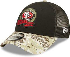 New Era 9Forty San Francisco 49ers League Strapback Hat Black