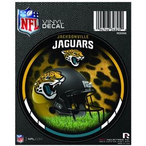 Rico NFL Jacksonville Jaguars Vinyl Round Auto Decal Car Sticker
