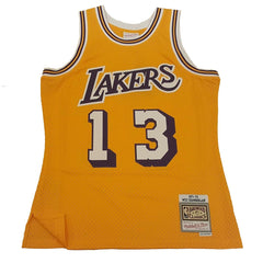 Mitchell & Ness NBA Men's Los Angeles Lakers Wilt Chamberlain 1971-72 Hardwood Classics Swingman Jersey