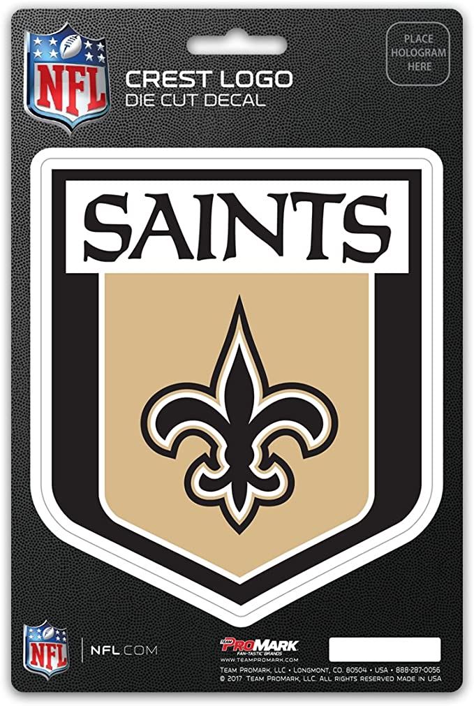 ProMark NFL New Orleans Saints Die Cut Auto Decal Car Sticker Medium