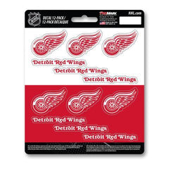 Team Promark NHL Detroit Red Wings Mini Decals 12-Pack