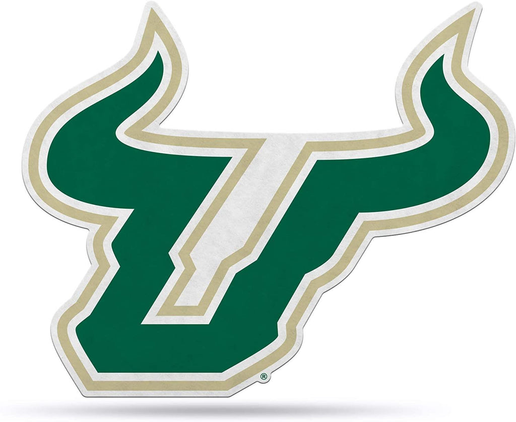 Rico NCAA South Florida Bulls USF Shape Cut Primary Logo Pennant