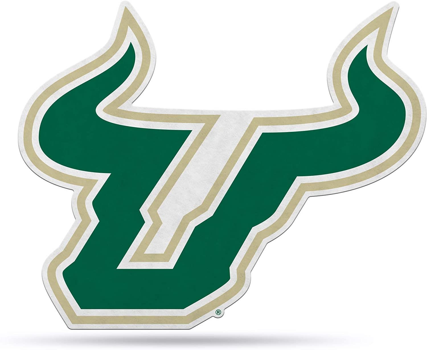 Rico NCAA South Florida Bulls USF Shape Cut Primary Logo Pennant ...