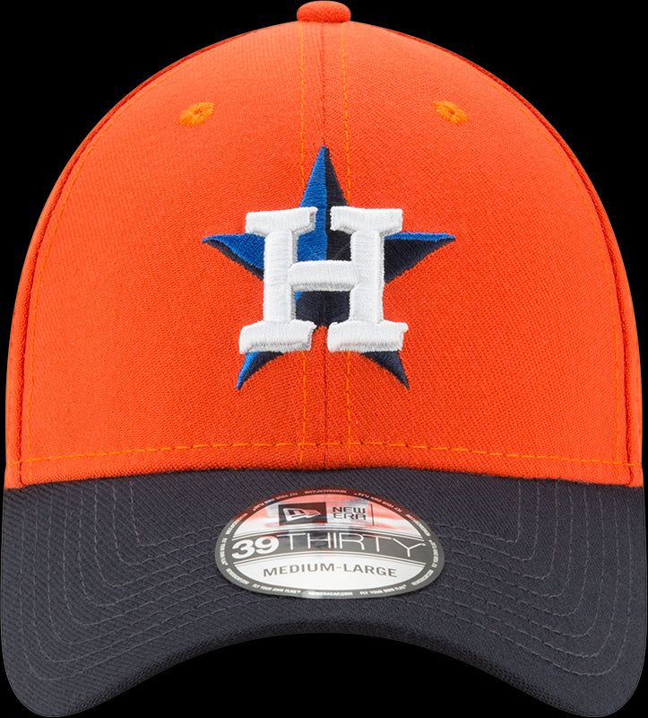 New Era Houston Astros Team Classic 39THIRTY Cap - Orange/Navy