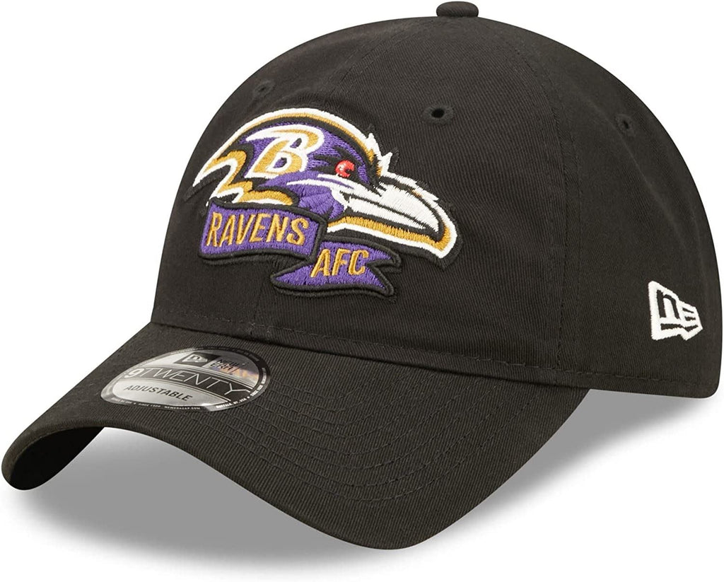 New Era NFL Men's Baltimore Ravens NFL Sideline Home 2022 9TWENTY Adjustable Hat Black