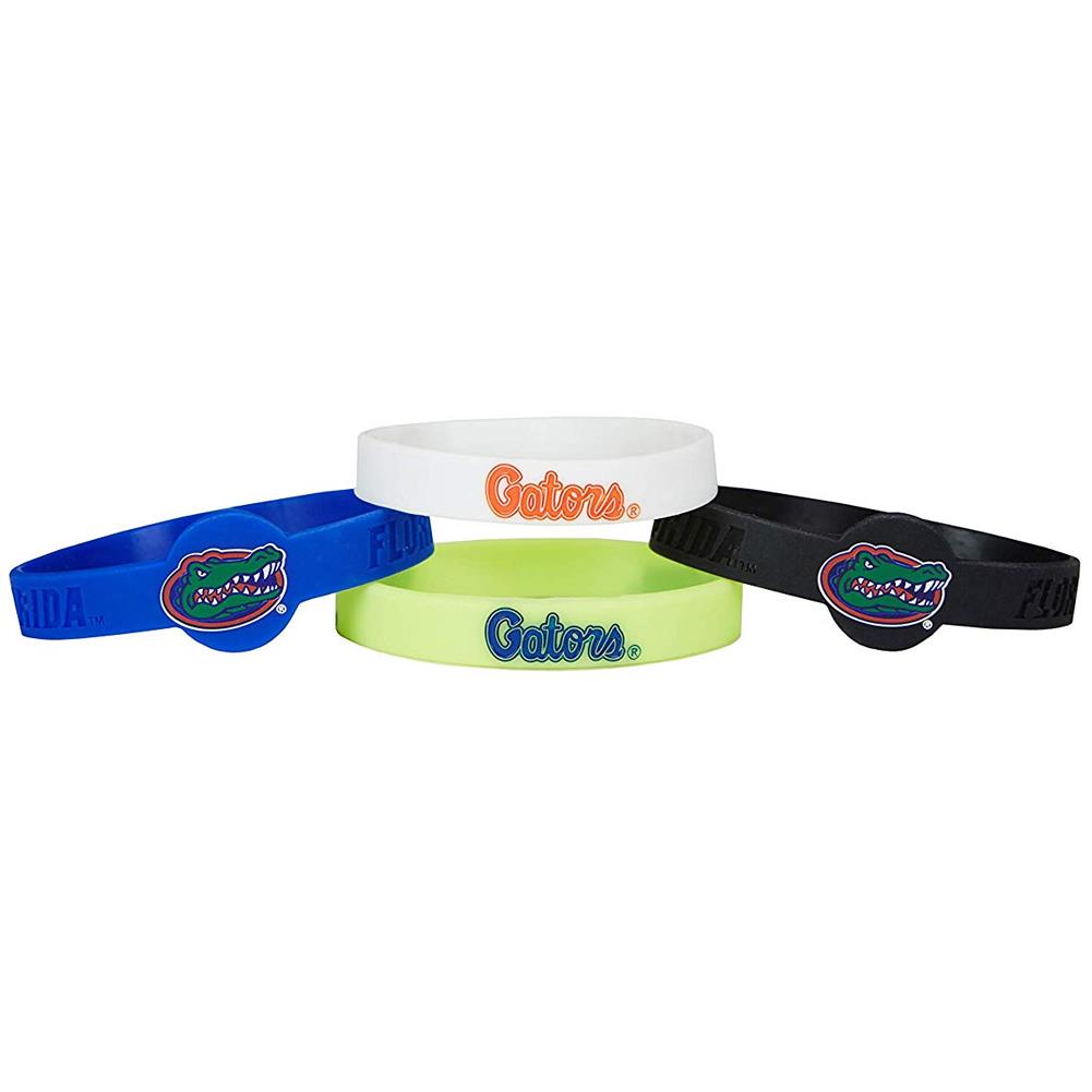 Aminco NCAA Florida Gators 4-Pack Silicone Bracelets