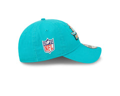 New Era NFL Men's Miami Dolphins NFL Sideline Home 2022 9TWENTY Adjustable Hat Aqua