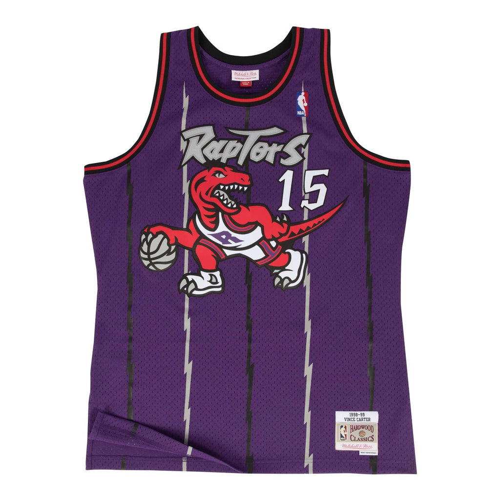 Mitchell & Ness NBA Men's Toronto Raptors Vince Carter 1998-99 Hardwood Classics Swingman Road Jersey