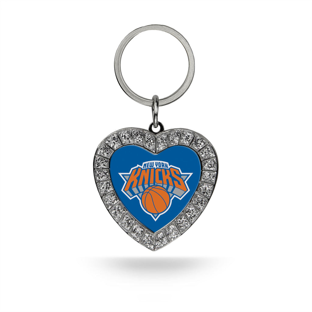Rico NBA New York Knicks Rhinestone Heart Keychain