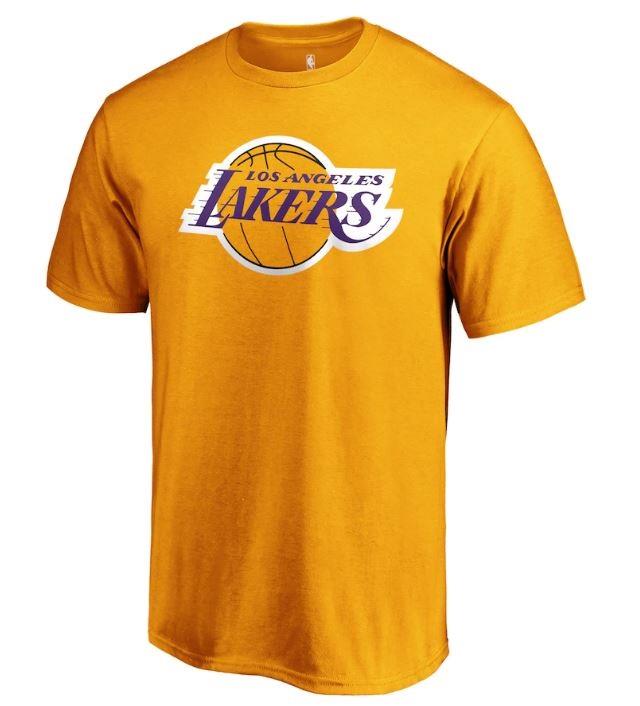 Fanatics Branded NBA Men's #23 LeBron James Los Angeles Lakers Playmaker Name & Number T-Shirt